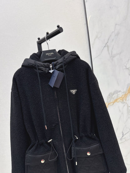 Pra NEW Hooded woolen jacket