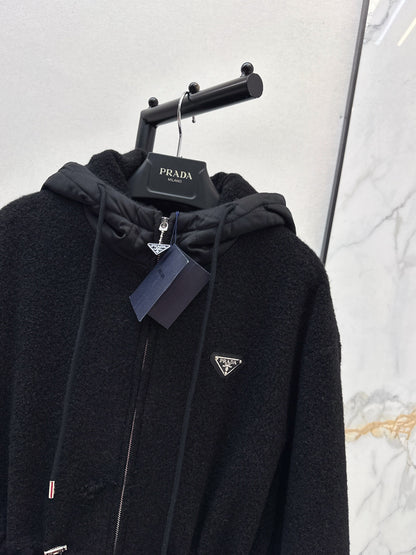 Pra NEW Hooded woolen jacket