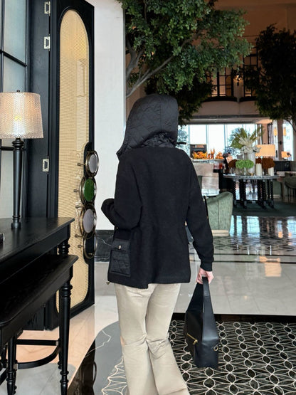 Pra NEW Hooded woolen jacket