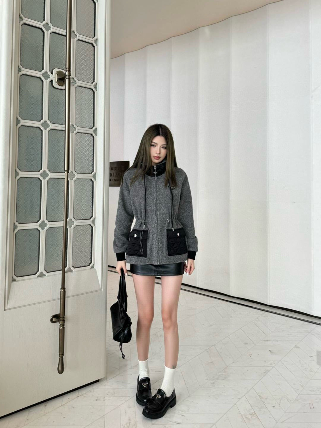 Pra NEW Hooded woolen jacket