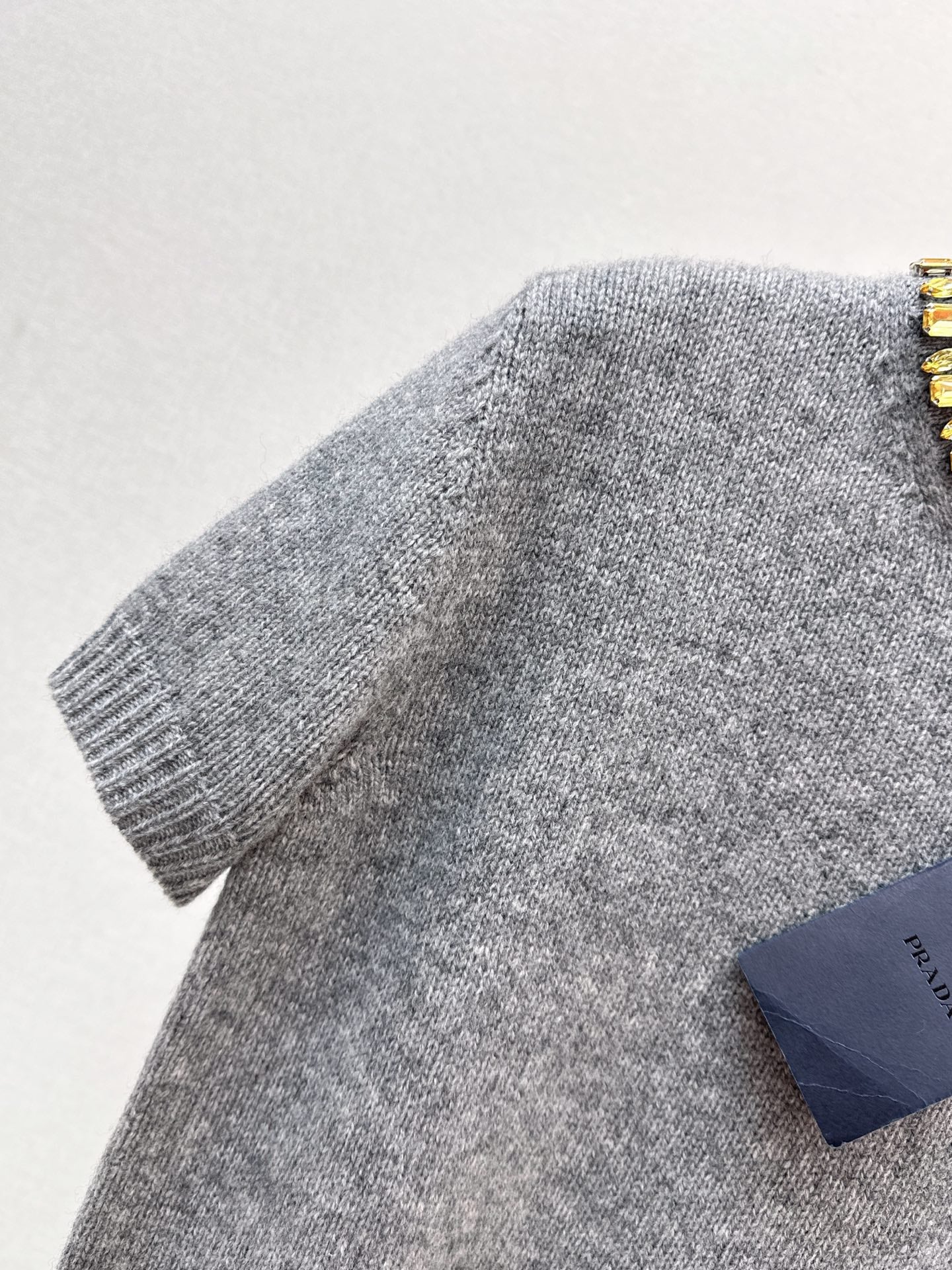 Pra NEW Cashmere short-sleeved sweater