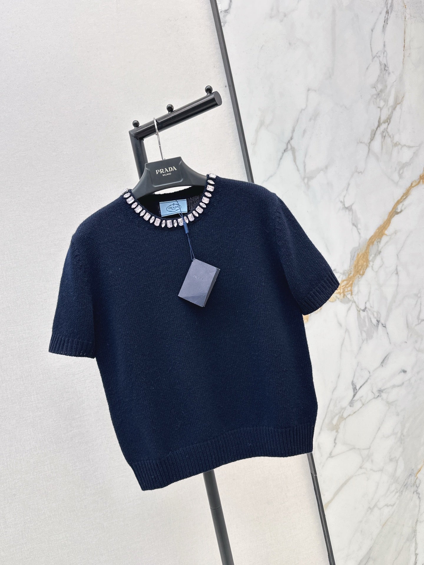 Pra NEW Cashmere short-sleeved sweater