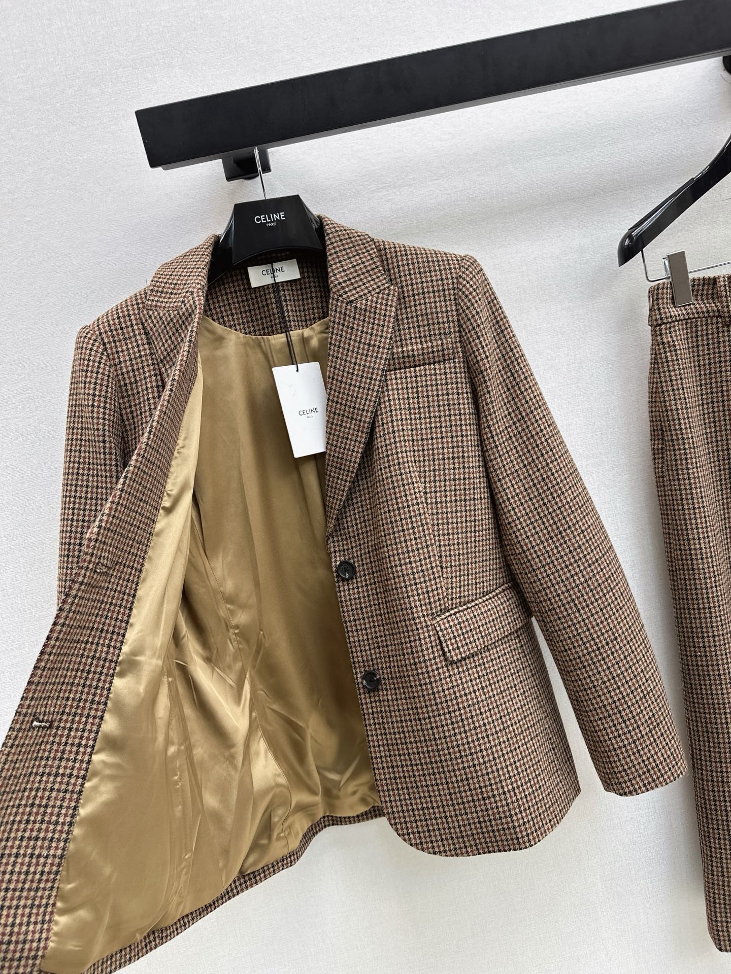 Ce1i NEW plaid blazer