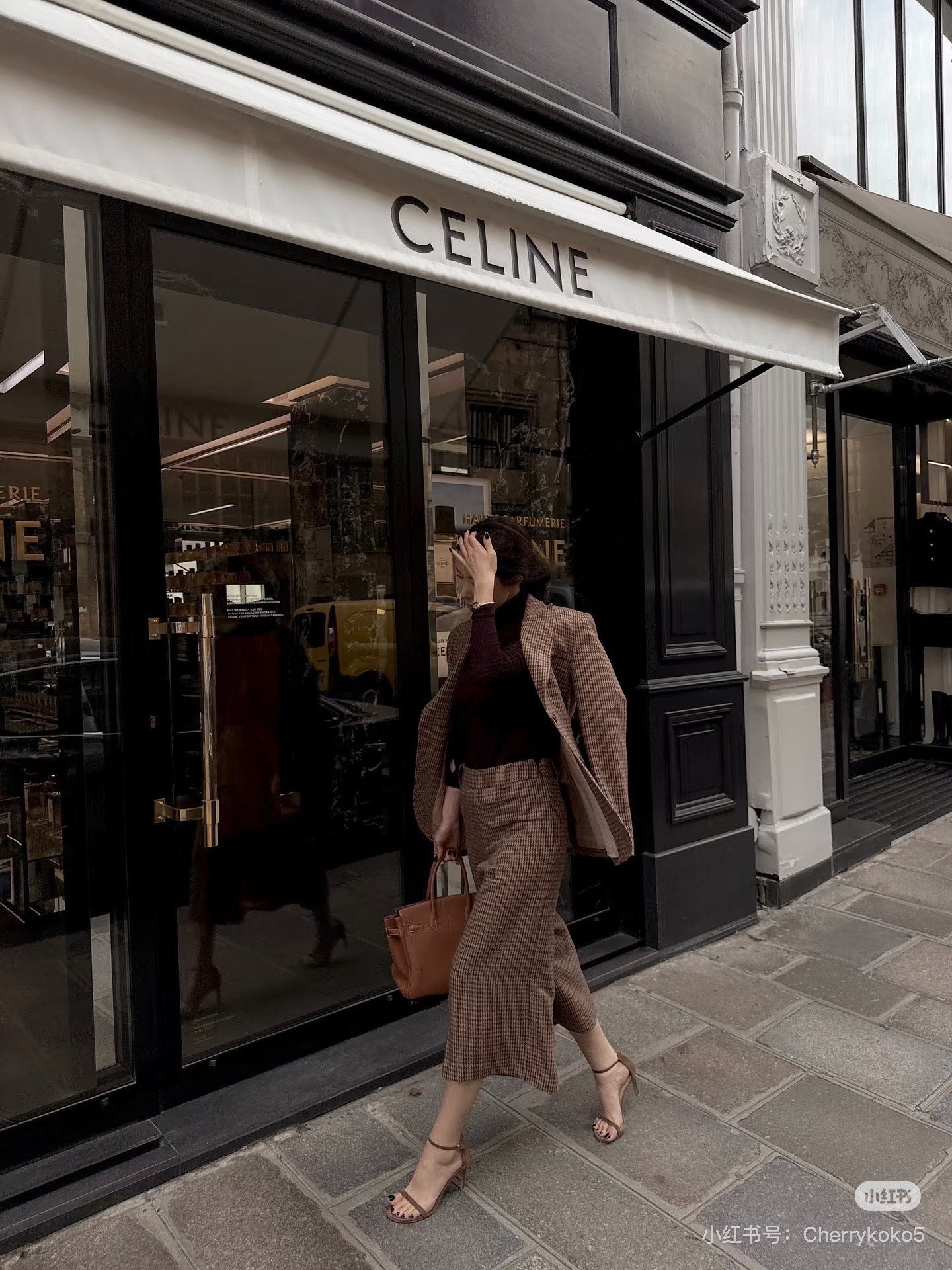 Ce1i NEW plaid blazer