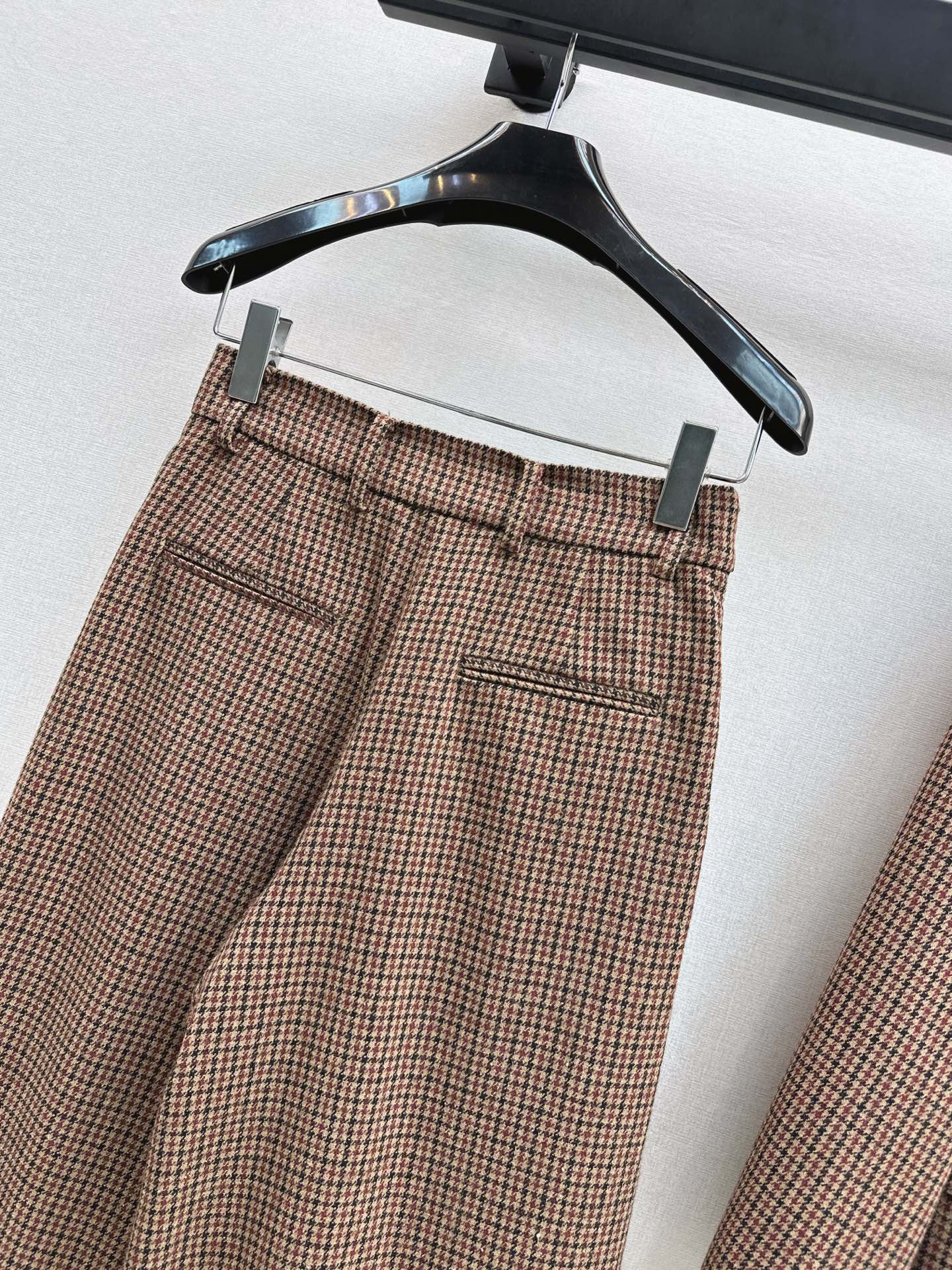 Ce1i NEW plaid high-waisted skirt pants