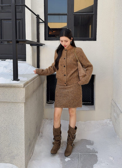 Bott NEW wool cardigan dress set