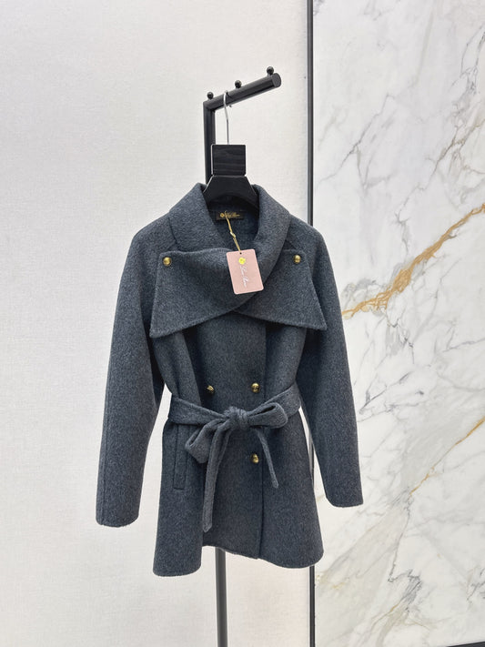 Loro NEW woolen belted coat