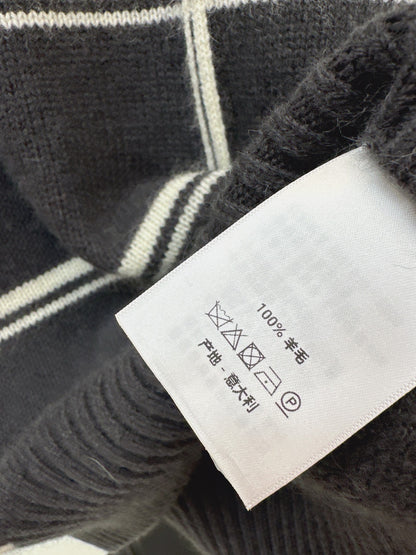 Brun NEW striped sweater + scarf