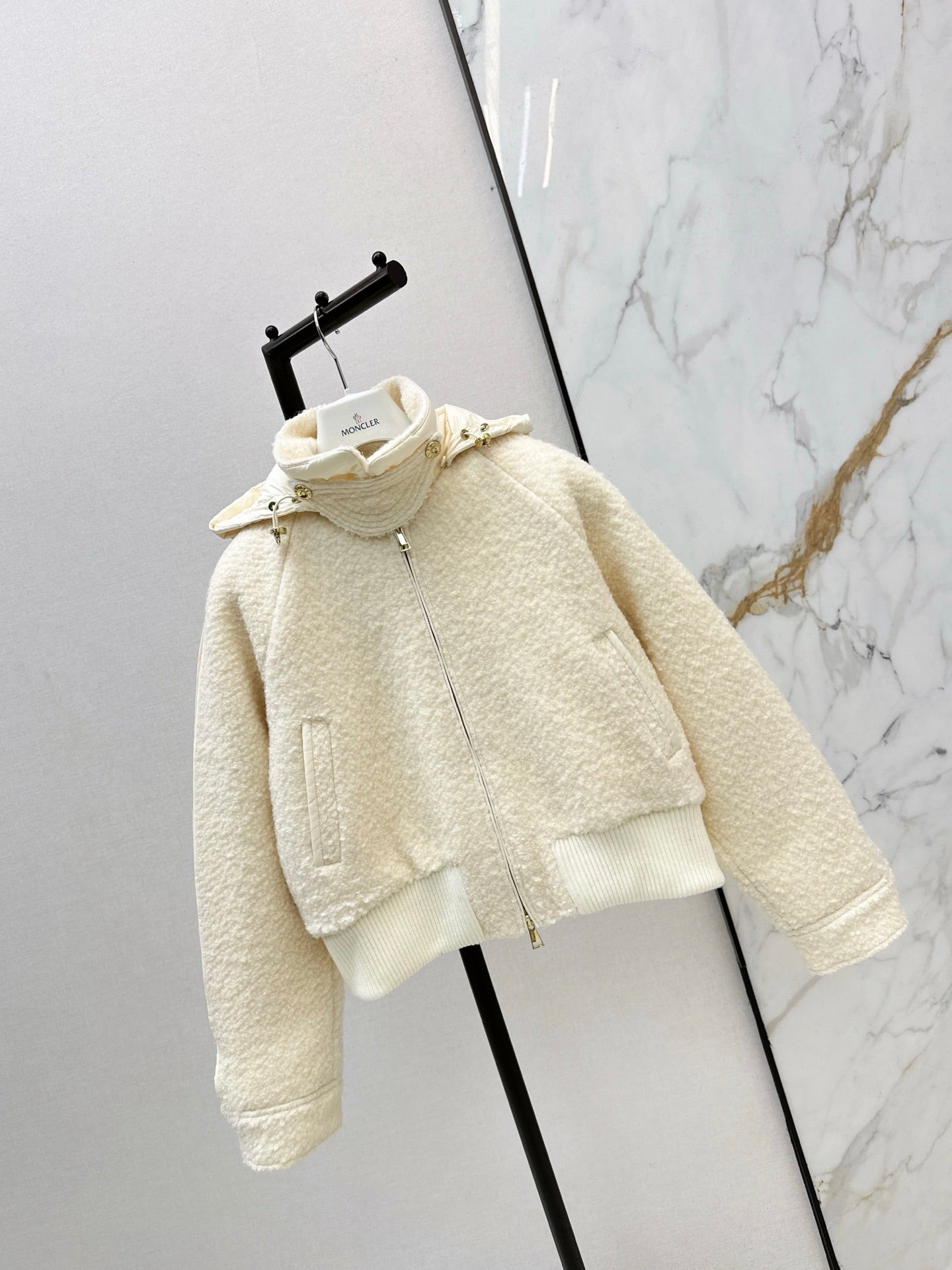 Monc NEW Hooded baseball jacket