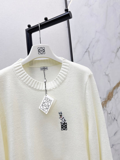 Loe NEW Embroidered sweater