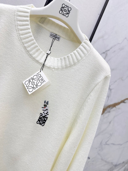 Loe NEW Embroidered sweater