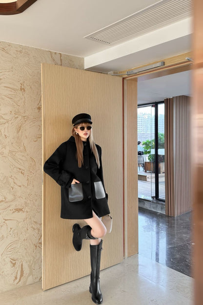 Fend NEW Detachable hooded overcoats