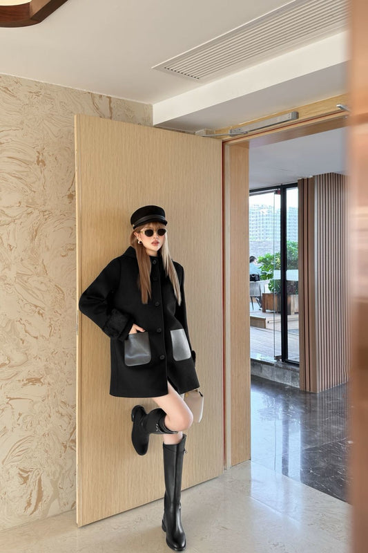 Fend NEW Detachable hooded overcoats