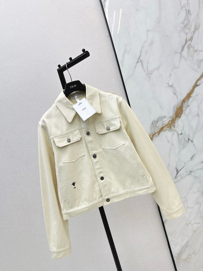 CD NEW printed denim jacket