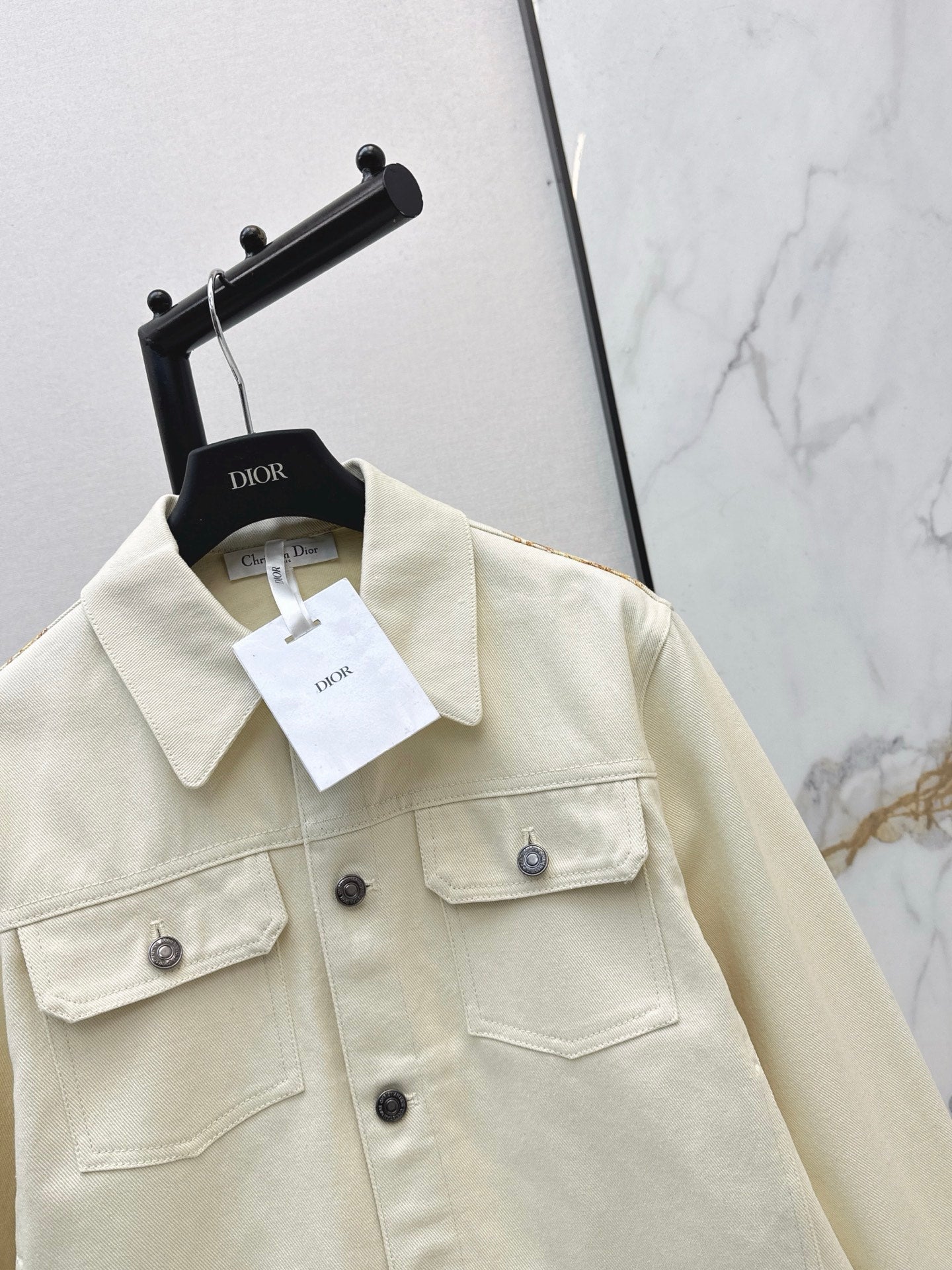 CD NEW printed denim jacket