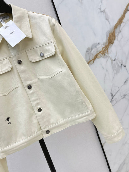 CD NEW printed denim jacket