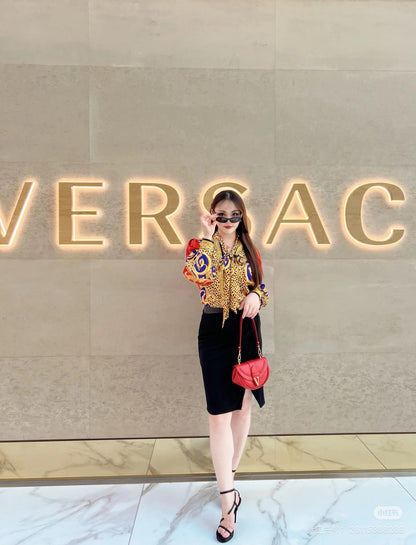 Ver NEW print silk shirt