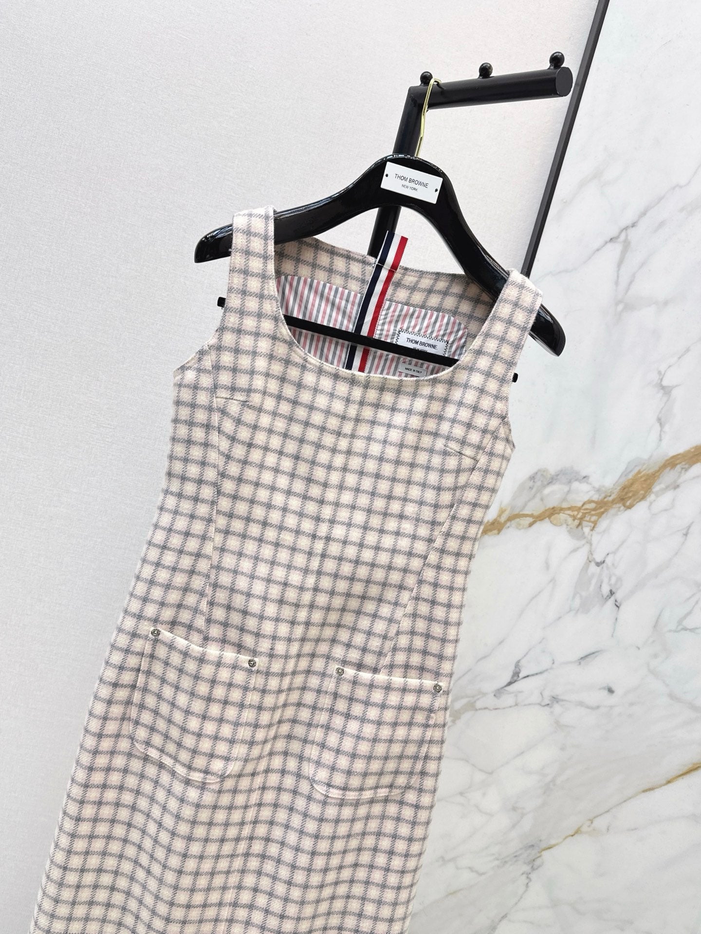 Thom NEWTweed vest dress