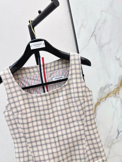 Thom NEWTweed vest dress