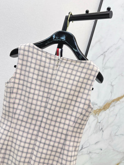 Thom NEWTweed vest dress
