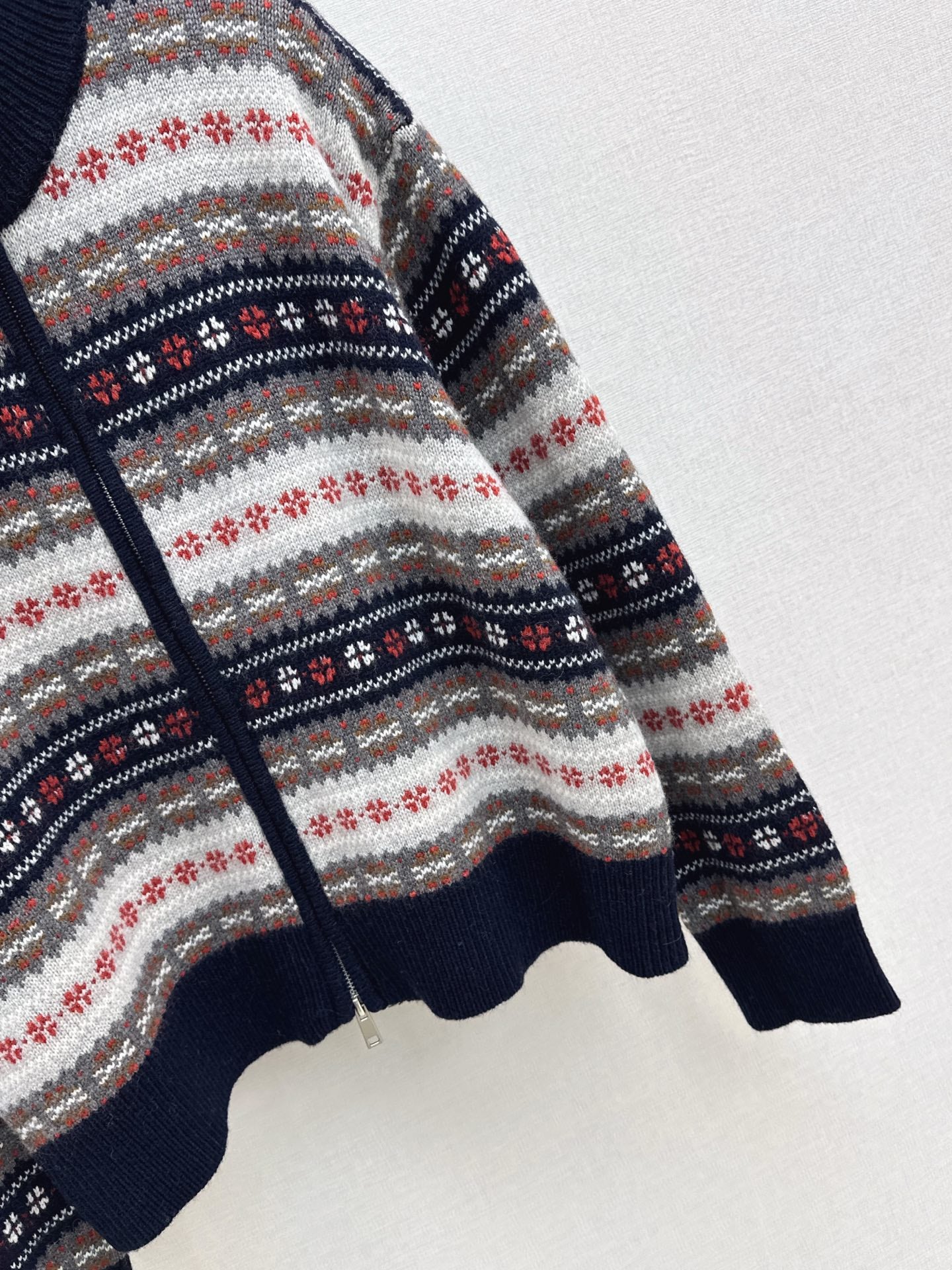Loro NEW fair Isle knitted cardigan