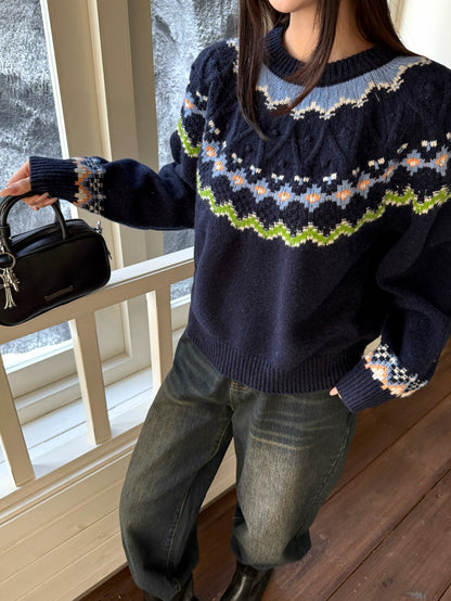 Loro NEW fair Isle knit sweaters