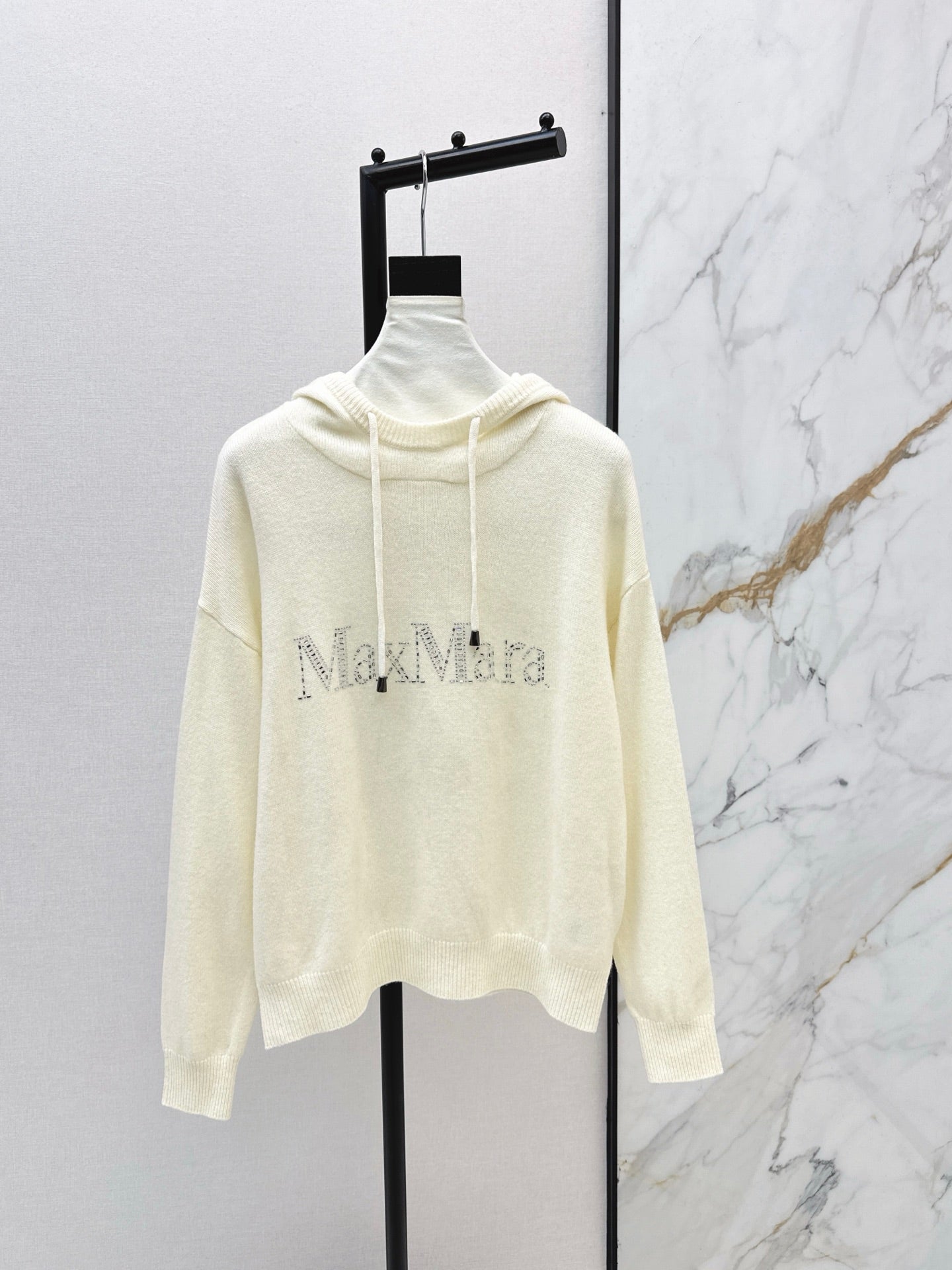 Max NEW rhinestone hooded sweater