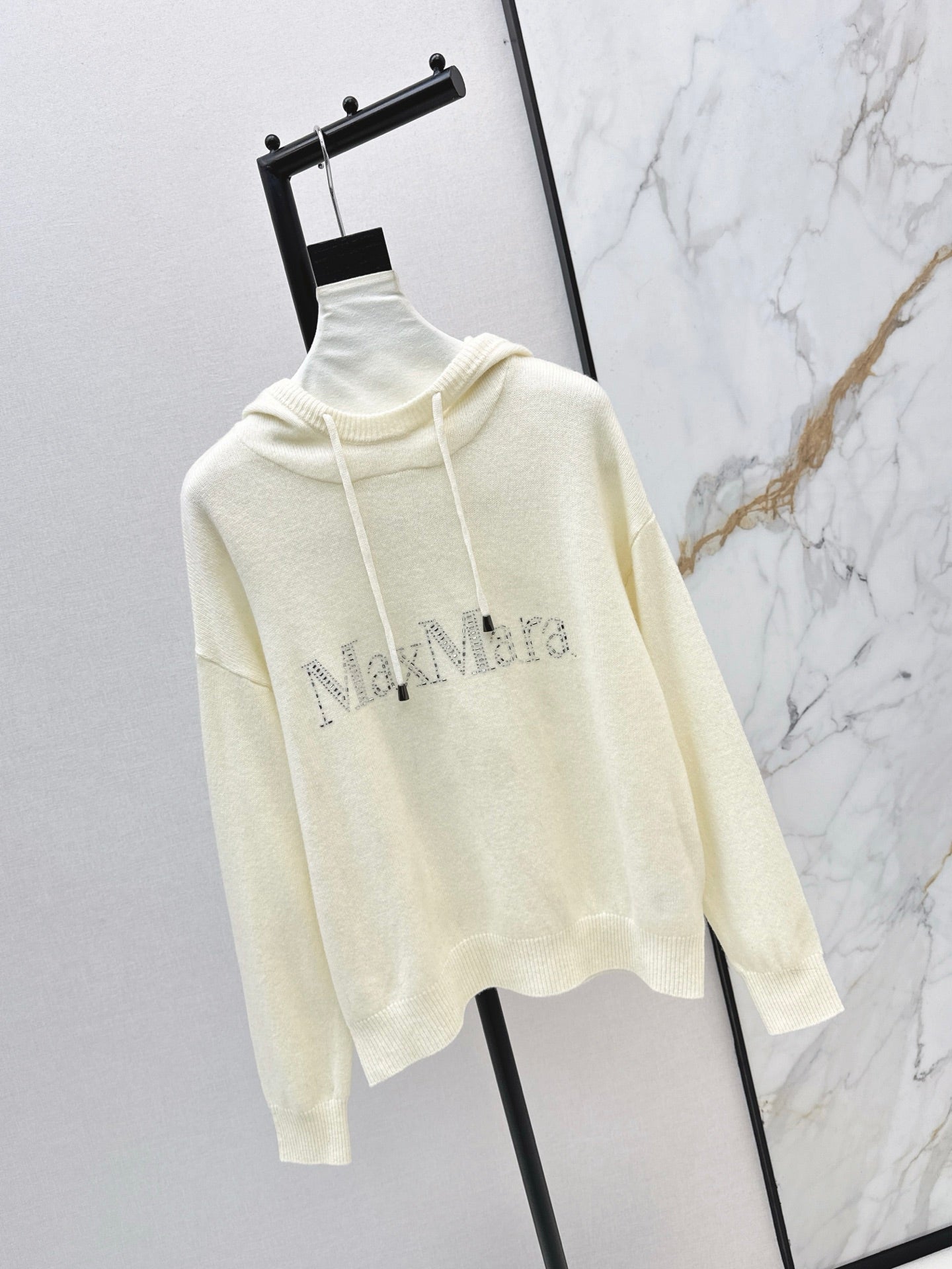 Max NEW rhinestone hooded sweater