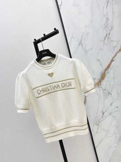 CD NEW Embroidered knitted sweater