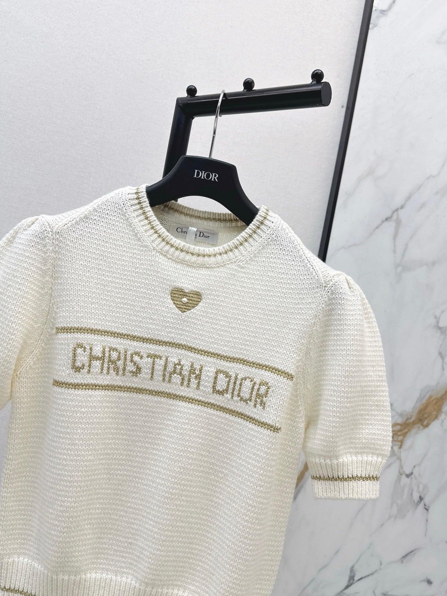 CD NEW Embroidered knitted sweater