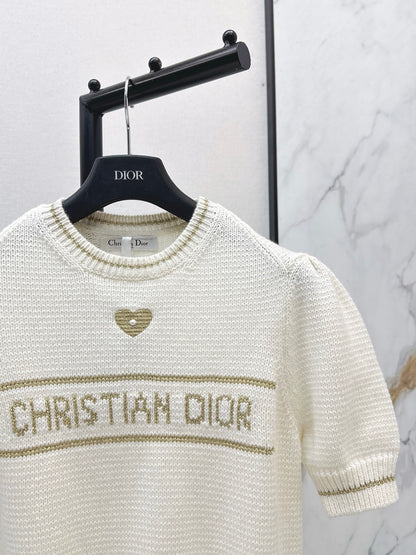 CD NEW Embroidered knitted sweater