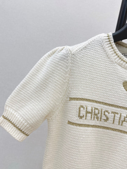 CD NEW Embroidered knitted sweater