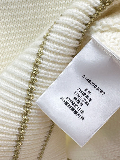 CD NEW Embroidered knitted sweater