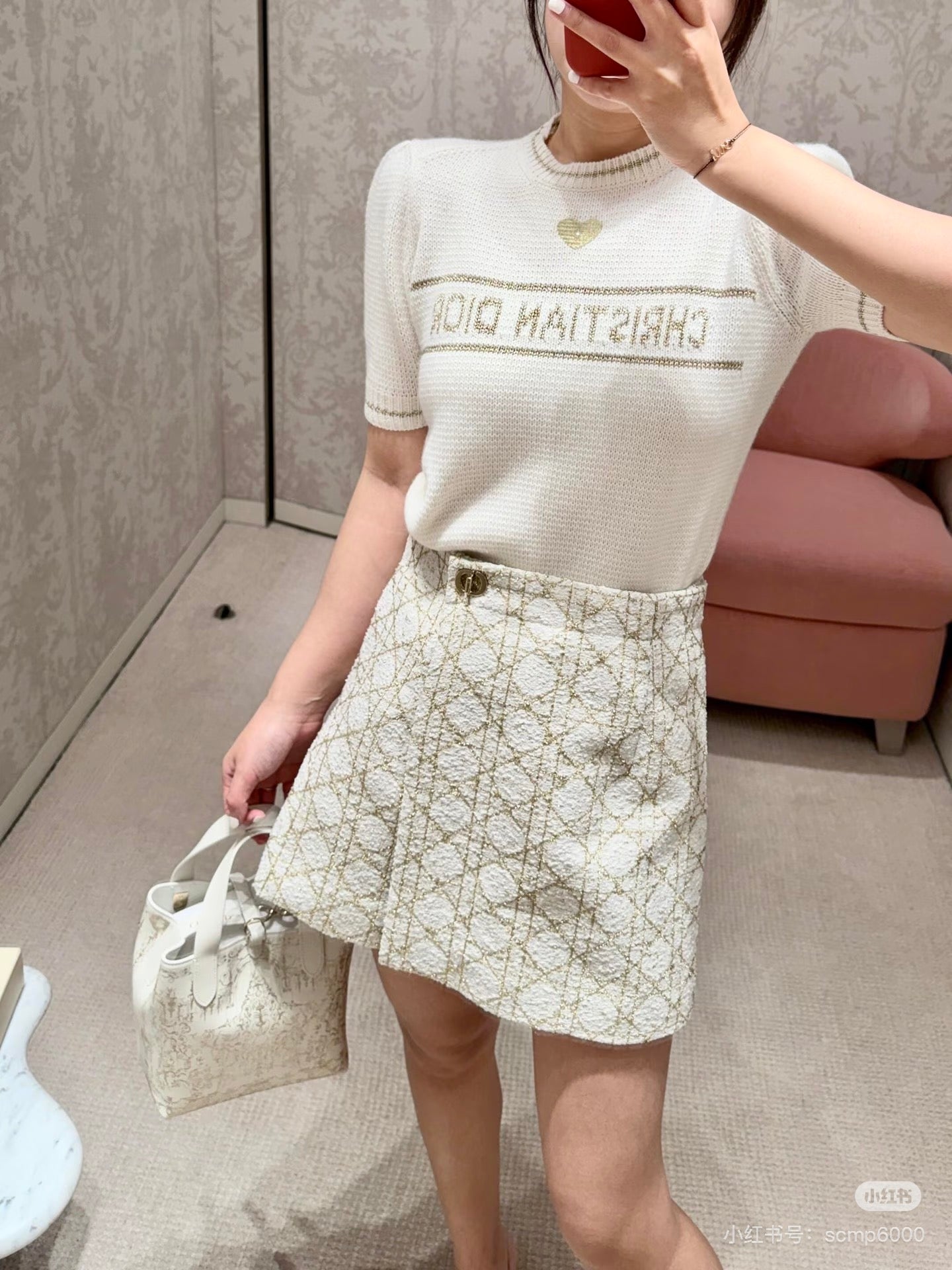 CD NEW Embroidered knitted sweater