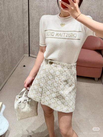 CD NEW Embroidered knitted sweater