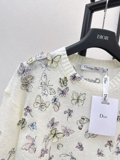 CD NEW embroidered knitwear