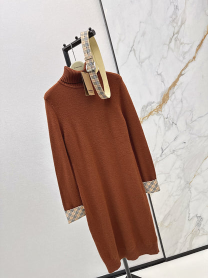 Bur NEW 2in1 contrast wool dress