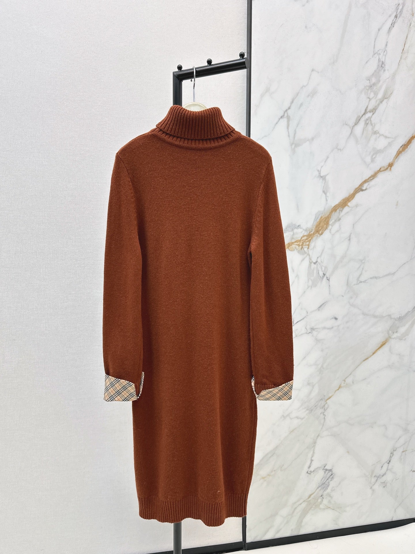 Bur NEW 2in1 contrast wool dress