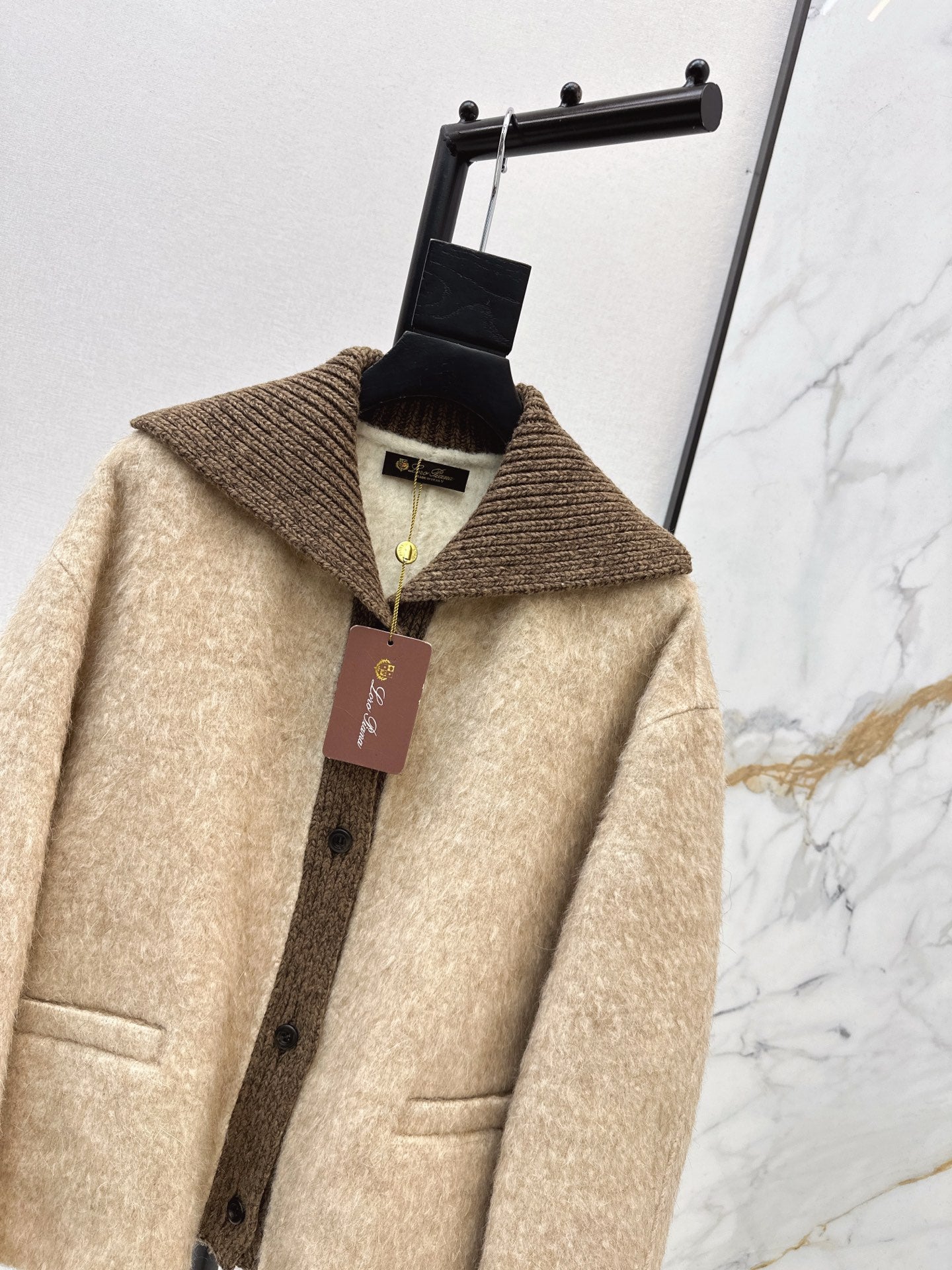 Loro NEW contrast woolen jacket