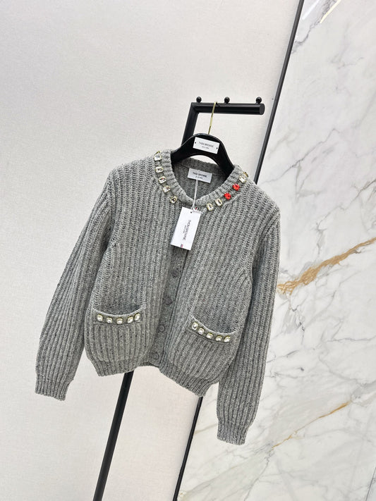 Thom NEW rhinestone knit cardigan