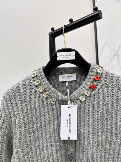 Thom NEW rhinestone knit cardigan