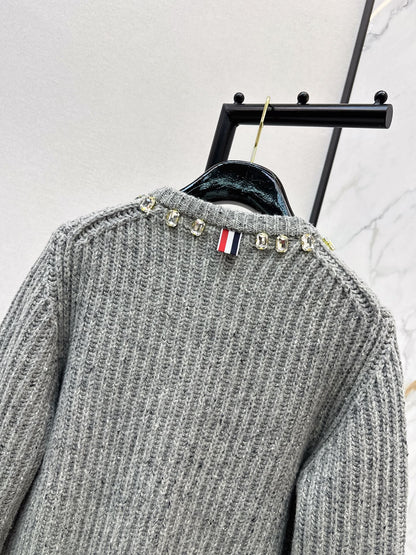 Thom NEW rhinestone knit cardigan