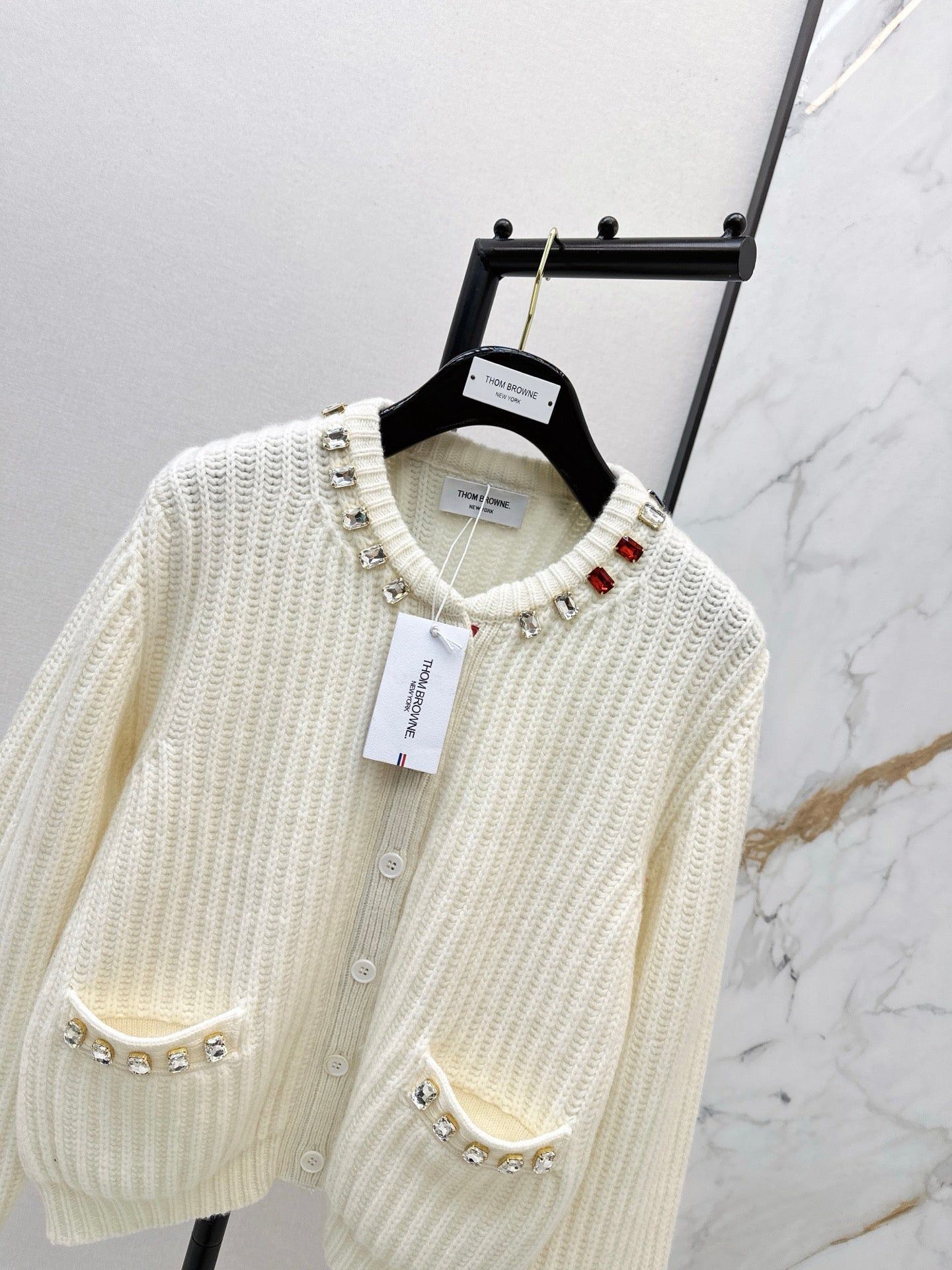 Thom NEW rhinestone knit cardigan
