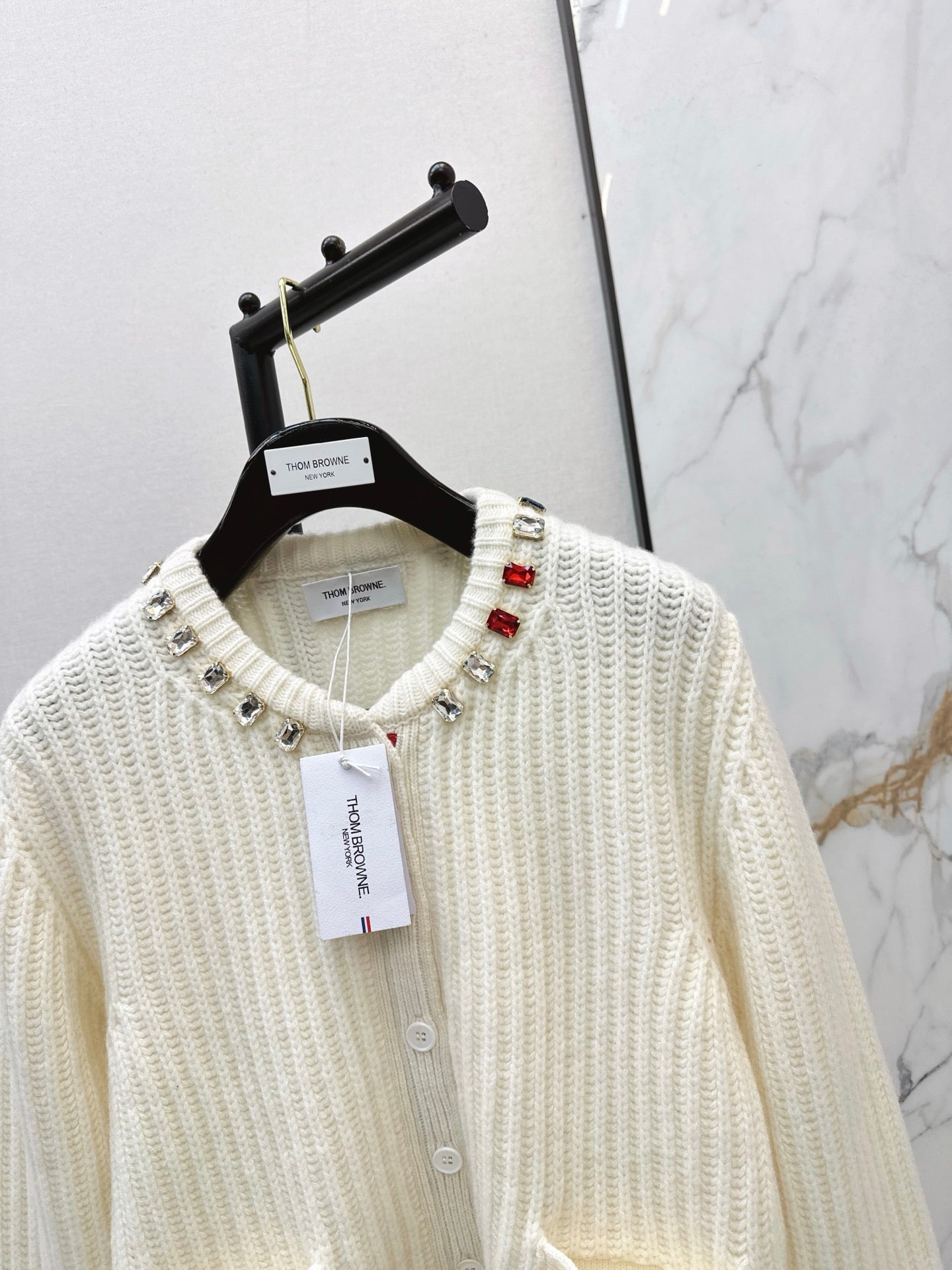 Thom NEW rhinestone knit cardigan