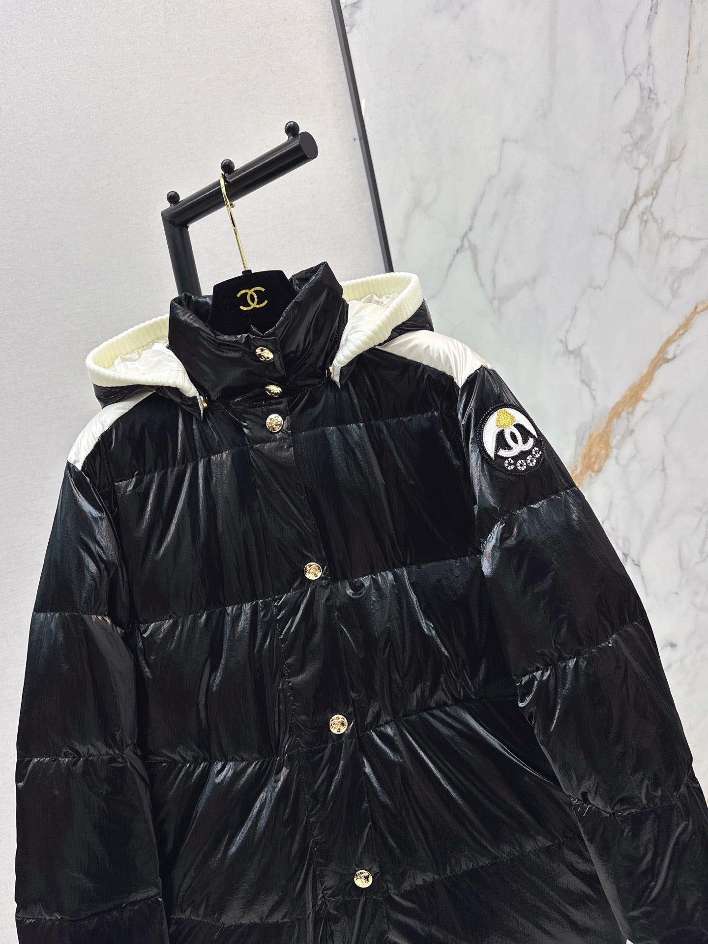Chan NEW Hooded down jacket