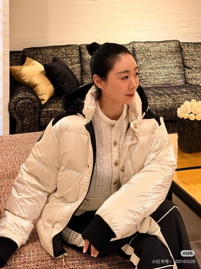 Chan NEW Hooded down jacket