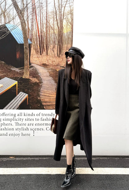 Row NEW woolen overcoats