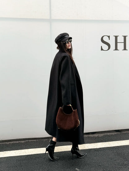 Row NEW woolen overcoats