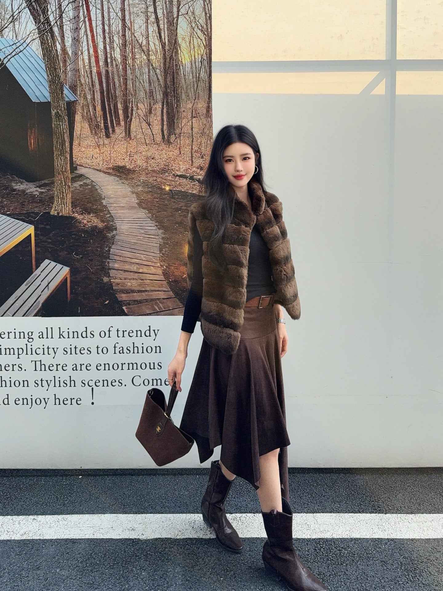 Loro NEW rabbit hair vest