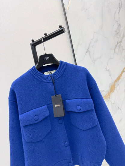 Fend NEW wool knit cardigan